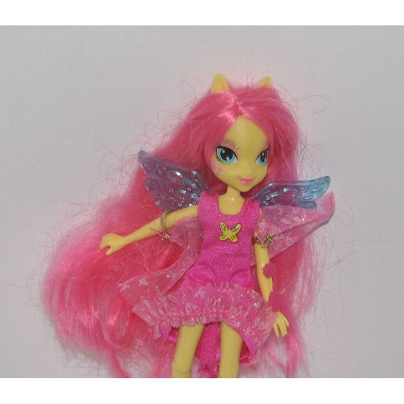 My Little Pony Equestria Girls Fluttershy Doll Pink Dress - Picture 6 of 7